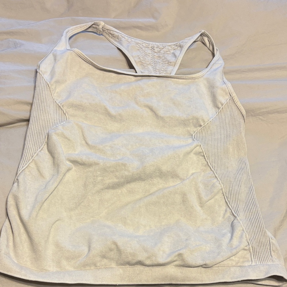 Women's greyish athletic top free people movement sz large